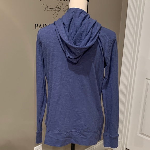 Eddie Bauer Women's Lightweight Indigo Zip-Up Hoodie - Picture 3 of 5